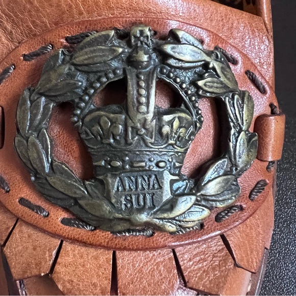 Anna Sui Loafers Killtie Heels 6 - Picture 4 of 12